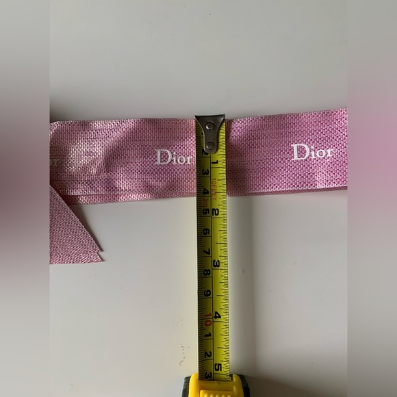 Authentic Dior Pink Floral Loop Ribbon - Picture 5 of 6